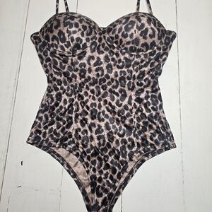 Fashion Nova Leopard Print Chemise